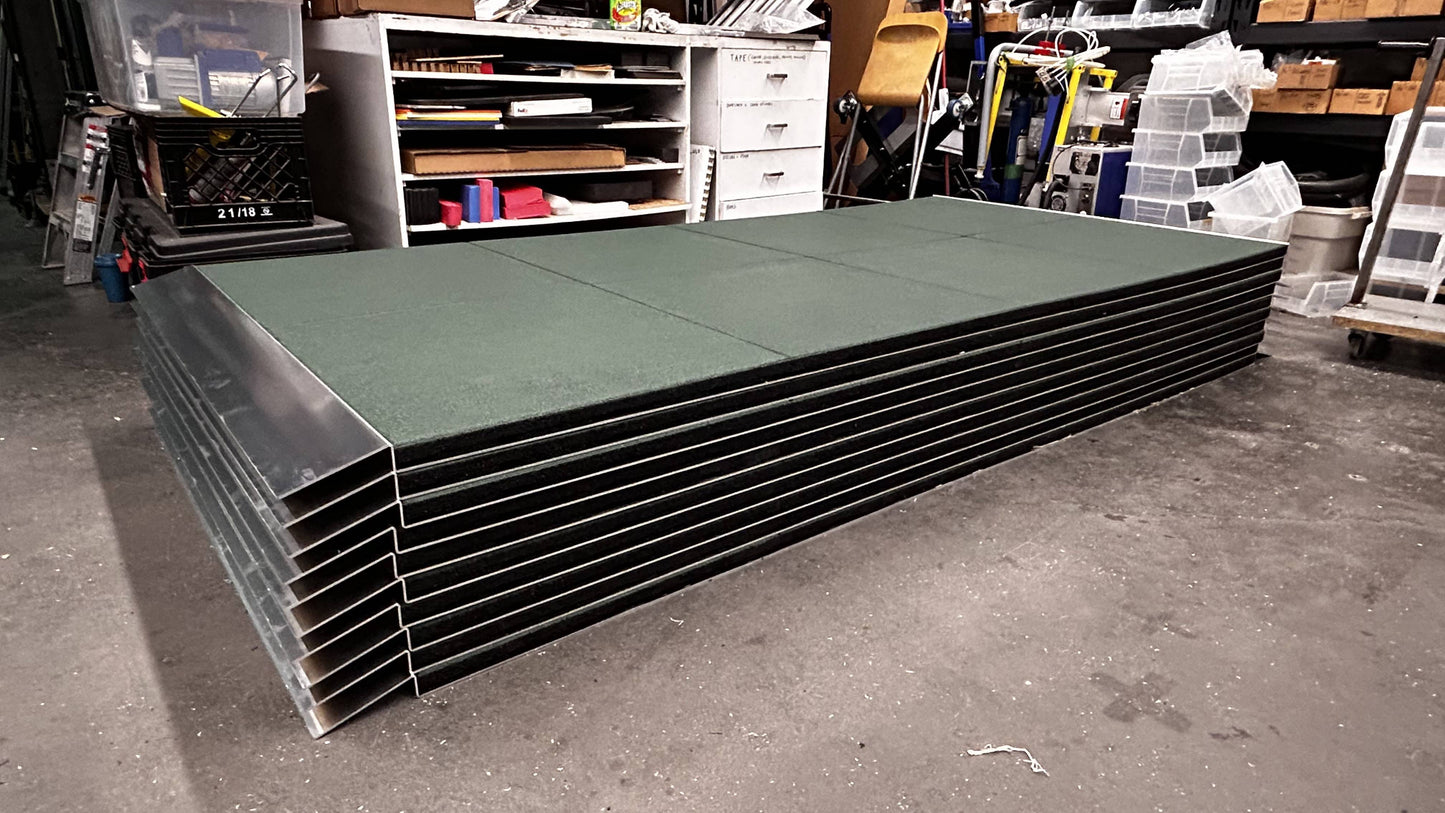 TUILE d'ancrage LESTAK - section de COIN aluminium 100Kg