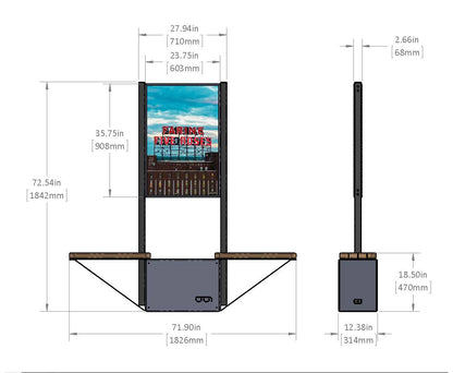 Mobilier de communication MONOK4