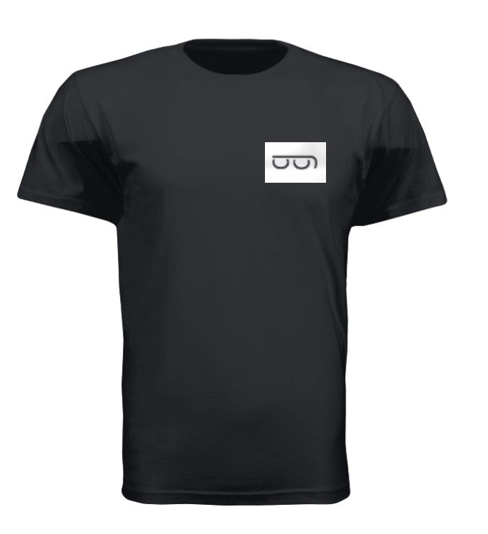 T-Shirt Urban Belvedere noir avec LOGO CADRE seul